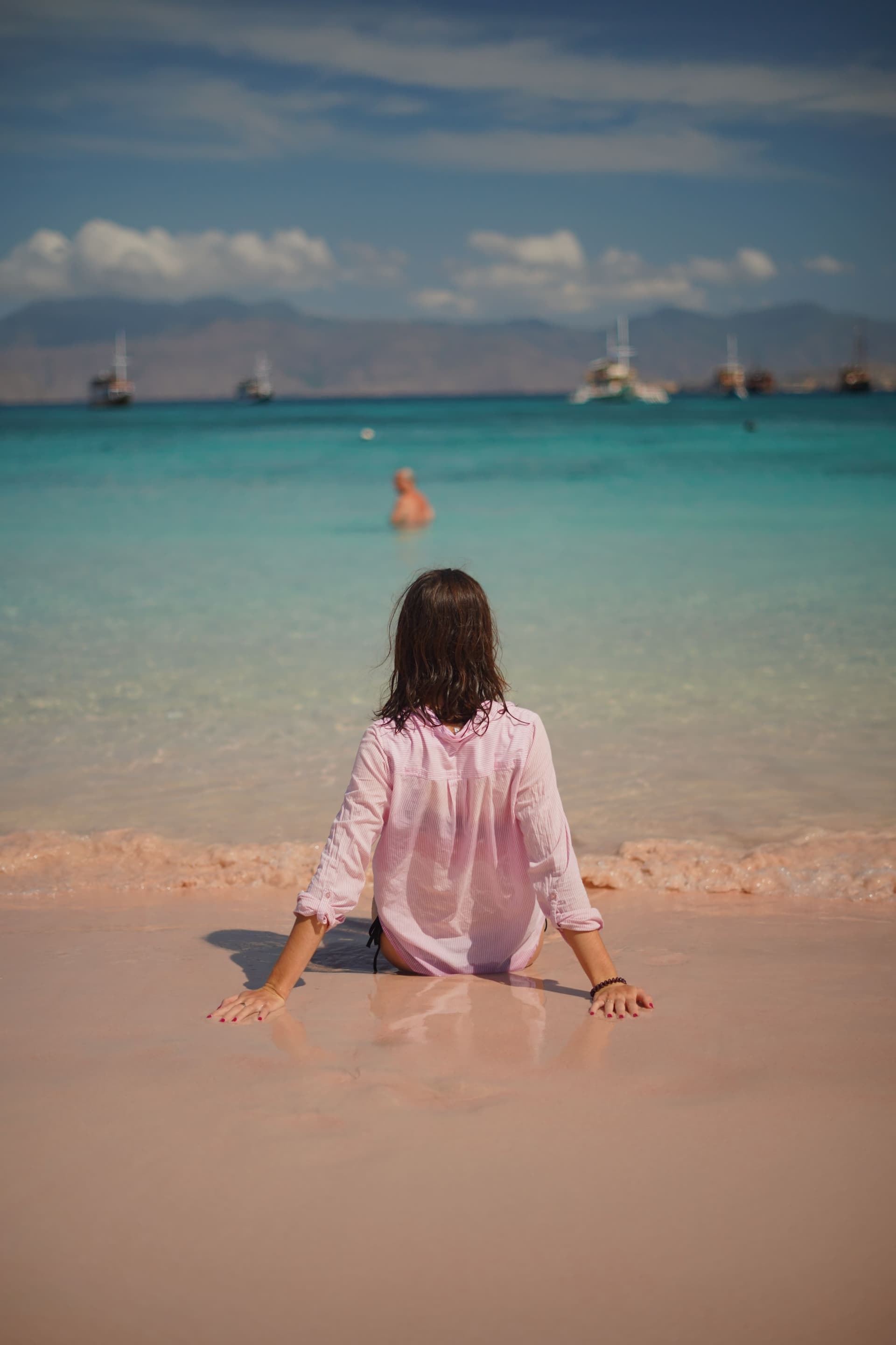 Pink beach
