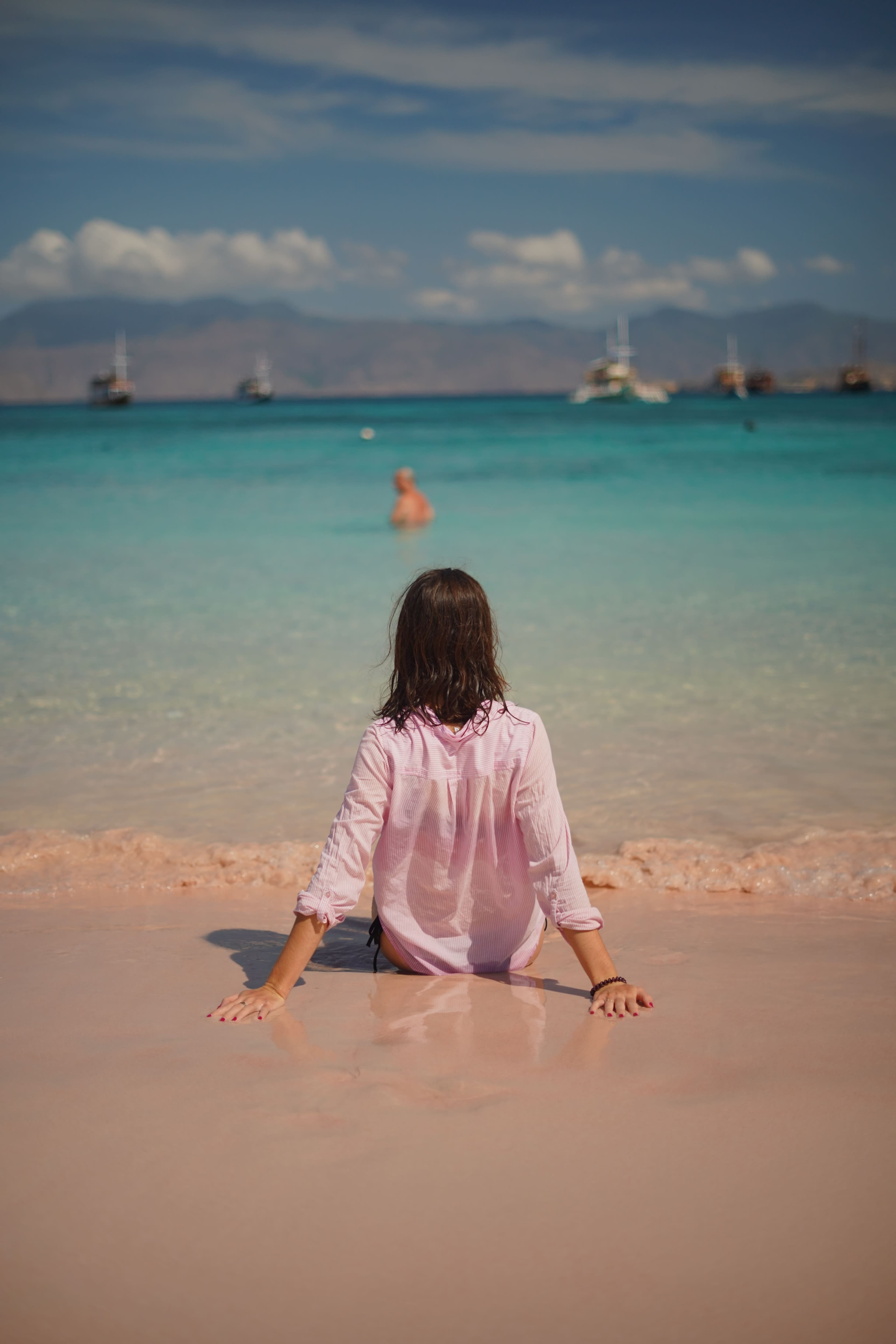 Pink beach